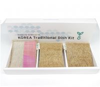 korea traditional dish sponge set, luffah