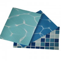 Flexible Pvc Heating Weldable Gray Waterproofing Membrane For Swimming Pool