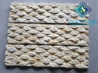 YELLOW WAVE WALL PANEL FOR WALL CLADDING