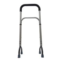 Rock Steady Cane, Height Adjustable Quad Cane For Seniors With Soft Cushion Handle, Sit To Stand Walker