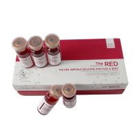 red ampoule solution lipolytic injection dissolve fat lipolysis ampoule