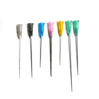 CE less bleeding blunt tip korea cannula needles 21G 50mm body cannula needle for syringe