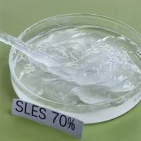 Sodium Lauryl Ether Sulfate/SLES 70 Raw Material Chemical Sodium Lauryl Sulfate SLES For Dish Washing Liquid Cas 68585-34-2