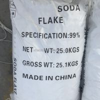 NaOH Sodium Hydroxide Flakes Soda Flake 99% in 25kg Bag