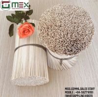 Round bamboo sticks  (Bleached /White color)