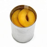 Canned yellow peach in light syrup or in heavy syrup 