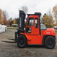  2015 Hyster 6000 Lb Forklift with 2 Stage mast and Side Shift