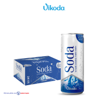 VIKODA Soda Sparlking Mineral Water CAN 330 ml