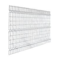 Wire mesh fence system