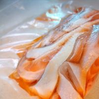 frozen pink salmon belly flaps /chum salmon