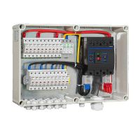 ZJBENY BHS-10/1 1000V DC Solar PV Combiner Box 10 In 1 Out 250A DC Isolator Switch for On/Off Grid Solar Panel System