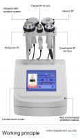 New arrival ! 6 in 1 40k ultrasonic cavitation vacuum radio frequency laser 8 pads lipo laser slimming machine for home use