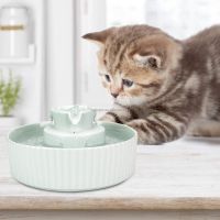 Ceramic Pet Fountain Cup Cake less than 40Db bowl for Cat and Dogs
