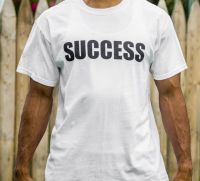 SUCCESS SHORT SLEEVE WHITE TSHIRT