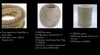 FLAX YARNS & ROPES