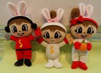 plush promotional doll toy for chinese new year 2011