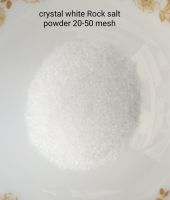 crystal white rock salt