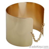 fashion gold plated cuff bright bracelet jewelry charms