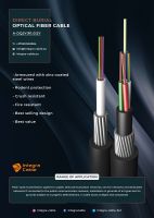 Direct buried optical fiber cables