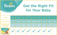 Pampers Swaddlers Diapers, Size P-1, P-2, P-3, Newborn 1 2 3 4 5 6 - ALL SIZES