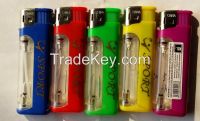gas lighters with LED lamp