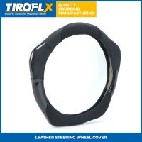 LEATHER STEERING WHEEL COVER