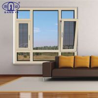 Aluminum Window Manufacturers Thermal Break Aluminium Casement Window with Tempered Glass