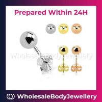 Wholesale Ear Studs with Plain Solid Ball
