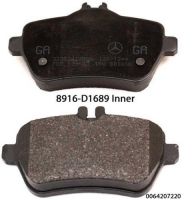 Brake pads for Mercedes Benz 0084200820