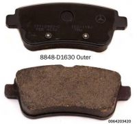 Brake Pad Set for Mercedes Benz 007409020 _Rear 