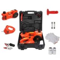 3 In 1 5 Ton 12v Kit Hydraulic Car Jack 155mm Lift With Electric Impact Wrench