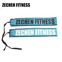Blue Wrist Wraps Fitness For Weight Lifting Crossfit Training 100% Cotton Fabric