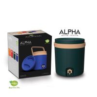 Alpha cooler (10 liter) high quality water cooler for picnics and parties, easy to handle durable insulated water cooler, unbreakable reusable easy to carry for indoor and outdoor uses.