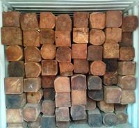 Teak Square Logs