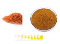 Yellow pigment extracted from safflower