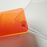 ORANGE Large Size 100% Virgin cast Perspex Plexiglass Acrylic Sheet with Thickness 1.8-30mm