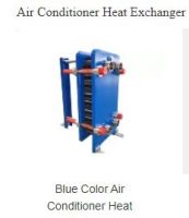 Blue Color Air Conditioner Heat Exchanger , Gasketed Plate Heat Exchanger OEM ODM Available