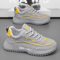 2025 new spring thick-soled white casual sports shoes with bottom dad fashion shoes