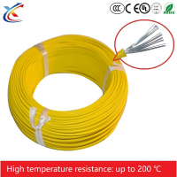 CE certified high temperature 300v covering fiberglass braid silicon wire YG 245IEC03