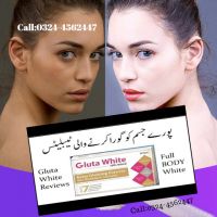 gLUTA WHITE Glutathione with Vitamin C & E, Biotin, Grape Seed Extract & Alpha Lipoic Acid, 30 Veg capsules