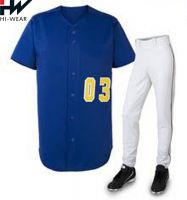 Pakistan Made Fine manufacture Stylish Baseball Uniform