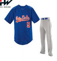 Custom Made Best Product Custom Team Wear Short Sleeve Baseball Uniform