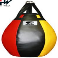 Pakistan Factory Custom Boxing Training Equipment Tear Drop Punching Bag