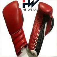 Best Selling Mix Fight Leather Boxing Gloves with Laces Up Shining Color 8oz 10oz 12oz 14oz 16oz