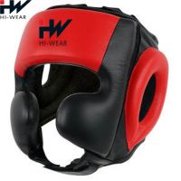 Boxing Head Guard Professional Safety PU Leather Karate Head Guard with Safety Grill for protection punch