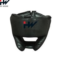 Customized Logo Boxing Head Guards synthetic leather helmet head guard