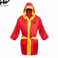 Boxing Robe for Men and Women Satin with Custom Logo and Printing 100% Polyester