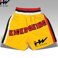 100% Polyester Muay Thai Boxing short training shorts colorful KIck Boxing shorts