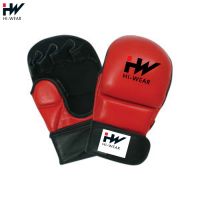 Highest Quality Custom Made MMA Grappling Shooter Training Leather Gloves