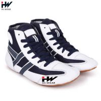 customise men's super quality boxing shoes / Custom brand genuine leather kick boxing boot